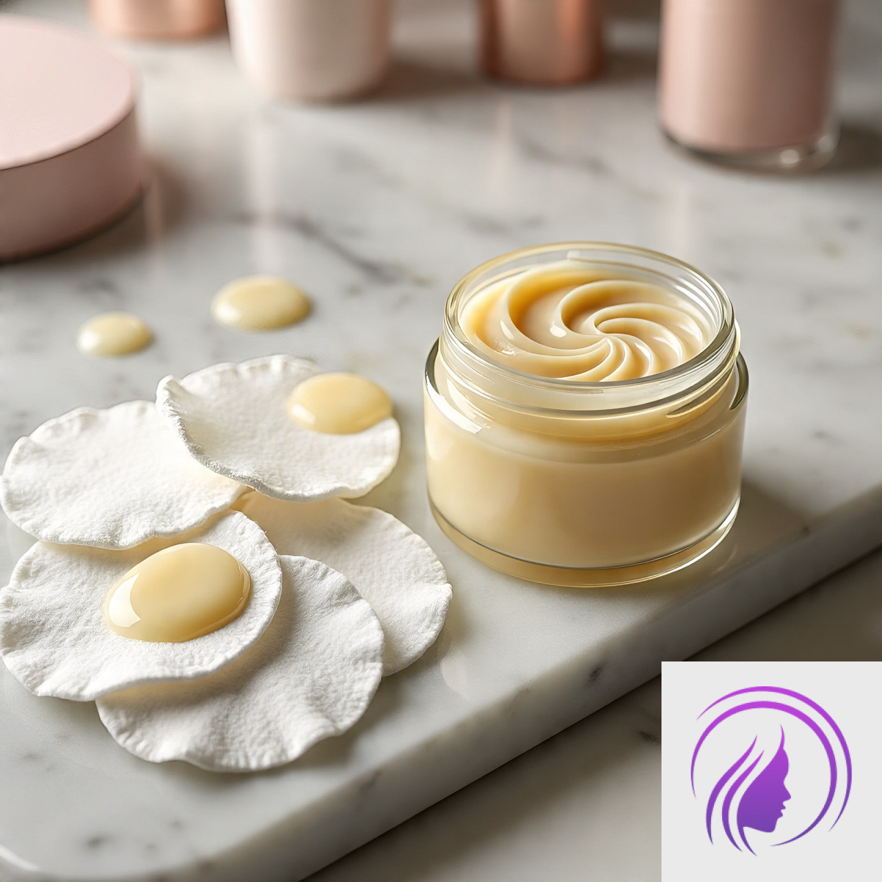 a_balm_jar_with_a_creamy_texture Glowfusionbeauty Gentle Makeup Remover Balm - Image 1